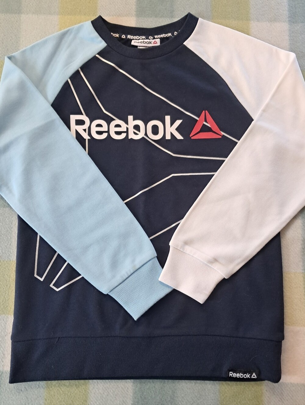 Reebok Navy Blue Crew Neck Pullover Kids